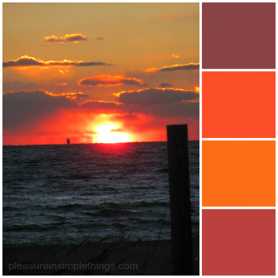 Colors of the beach in winter colors of the beach in winter