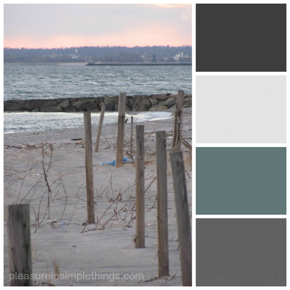 Winter beach colors winter beach colors