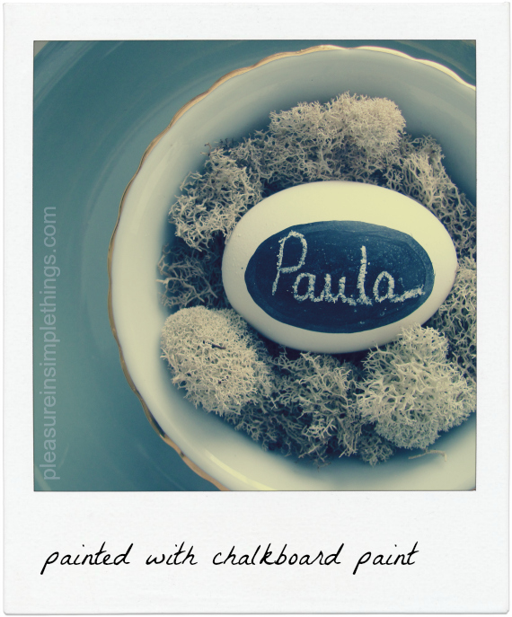 easter egg placecard