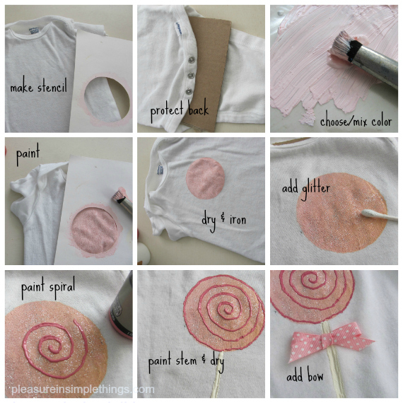 diy handpainted onesie