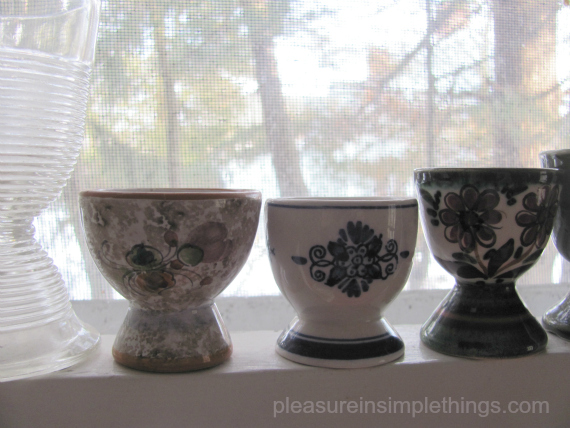 vintage egg cups
