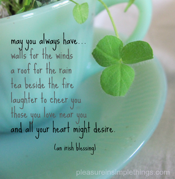 An Irish Blessing for St. Pat's