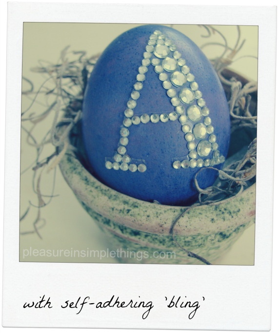 blinged easter egg