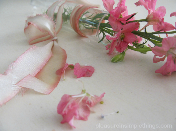 pink flowers for May Day